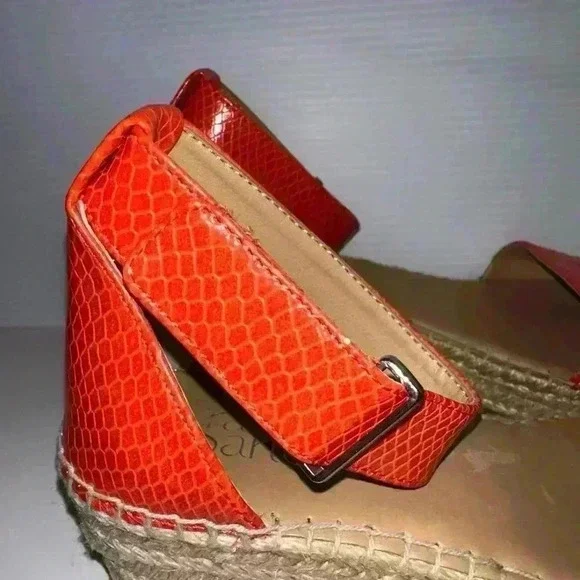 Franco Sarto Orange Sandals Size 8 for Women - Picture 3 of 16